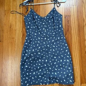 Abercrombie Blue Polka Dot Dress